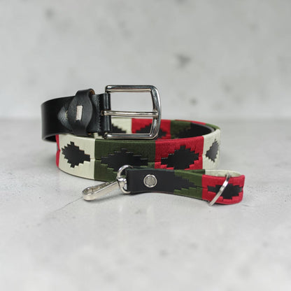 Handmade Western Embroidered Leather Belt