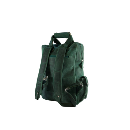 Vintage Genuine Leather Backpack for Men & Women – 15.6” Laptop Travel Rucksack | Bufflet Leather