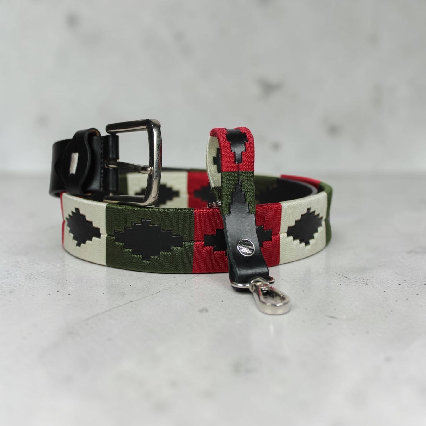 Handmade Western Embroidered Leather Belt