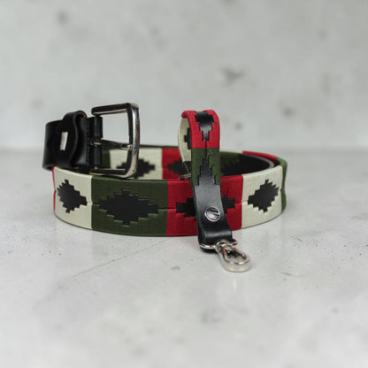Handmade Western Embroidered Leather Belt