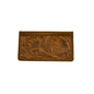 Hand-Tooled Floral Leather Long Wallet for Women – Genuine Full Grain Leather Checkbook Wallet with Card Holder & ID Window