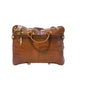 Vintage Crocodile Leather Laptop Briefcase | Genuine Leather Messenger Bag