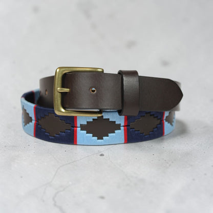 Bufflet Leather Handwoven Embroidered Genuine Leather Belt