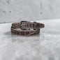Men’s Crocodile Embossed Leather Belt | Bufflet Leather
