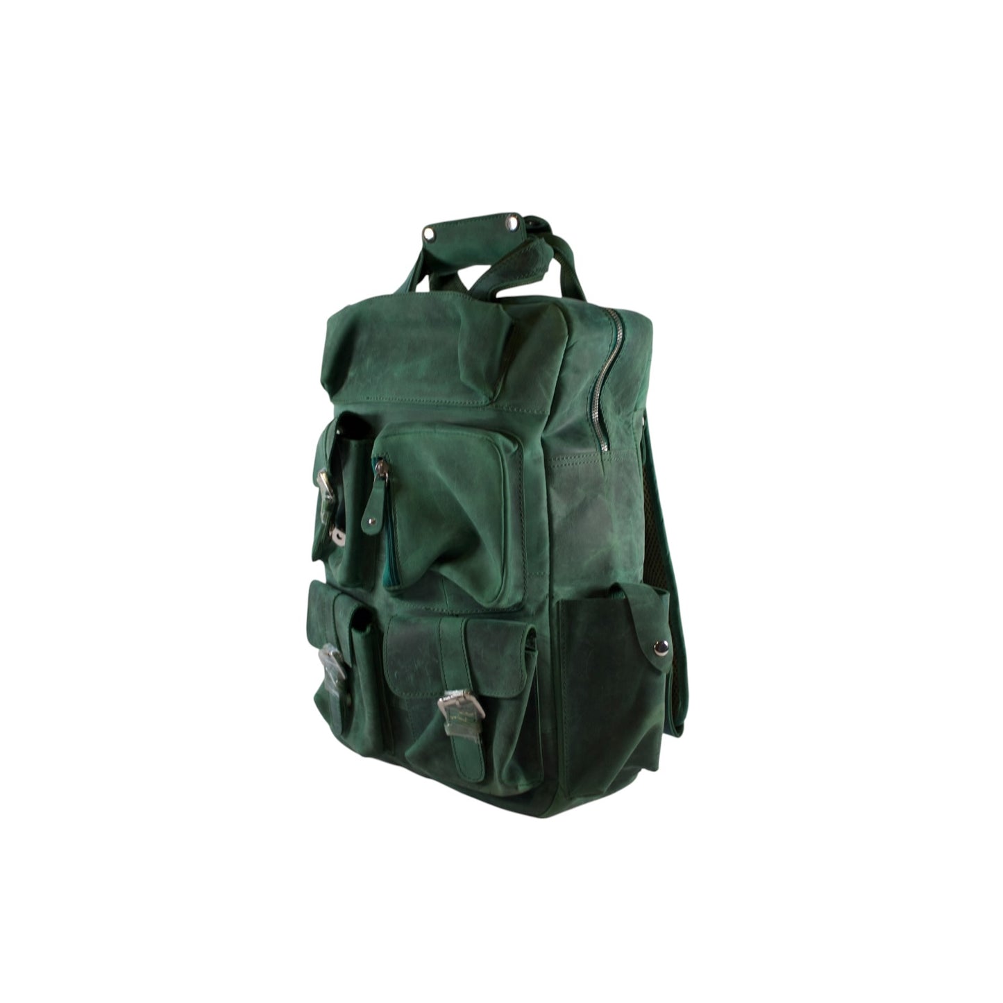 Vintage Genuine Leather Backpack for Men & Women – 15.6” Laptop Travel Rucksack | Bufflet Leather