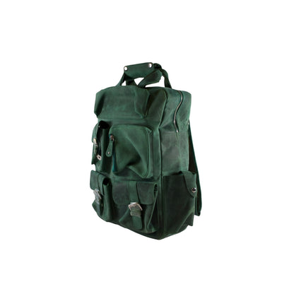 Vintage Genuine Leather Backpack for Men & Women – 15.6” Laptop Travel Rucksack | Bufflet Leather