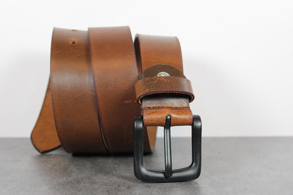 Bufflet Leather Full Grain Leather Belt – Black, Green, Tan & Brown | Premium Handmade Belt