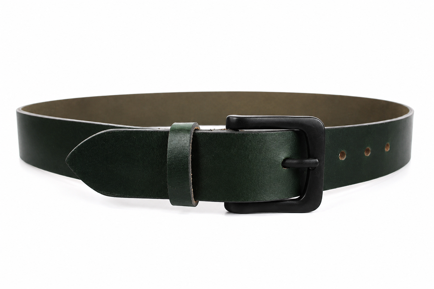 Bufflet Leather Full Grain Leather Belt – Black, Green, Tan & Brown | Premium Handmade Belt