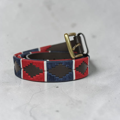 Bufflet Leather Handwoven Embroidered Genuine Leather Belt