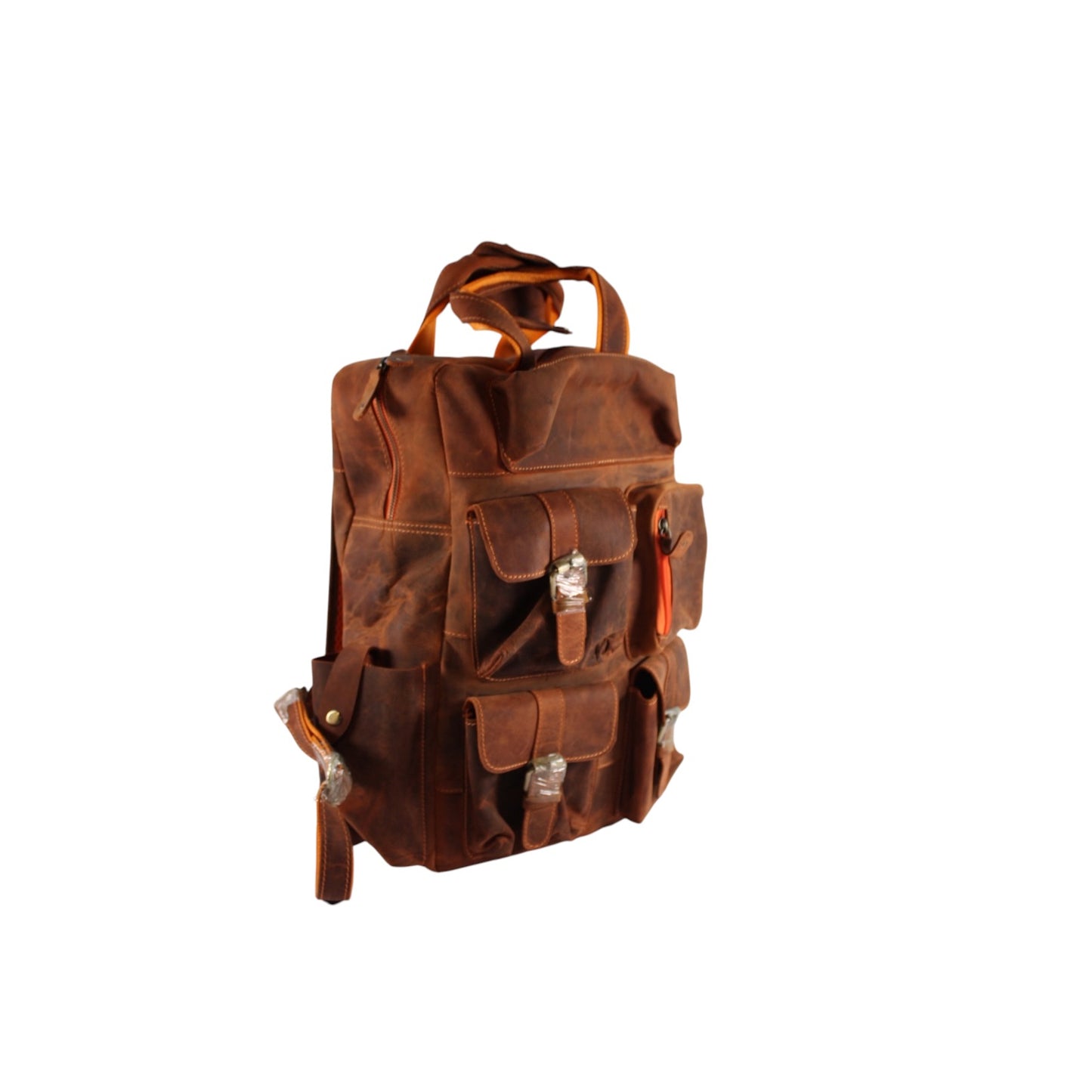 Vintage Genuine Leather Backpack for Men & Women – 15.6” Laptop Travel Rucksack | Bufflet Leather