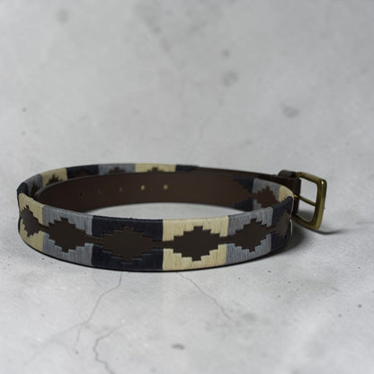 Bufflet Leather Handwoven Embroidered Genuine Leather Belt