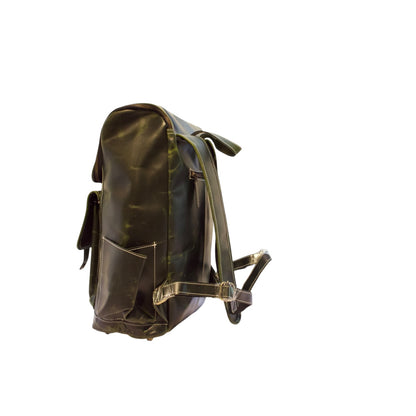 Vintage Full Grain Leather Backpack – 15.6” Laptop Backpack for Men & Women – Handmade Travel & Business Rucksack