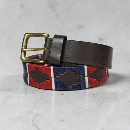 Bufflet Leather Handwoven Embroidered Genuine Leather Belt