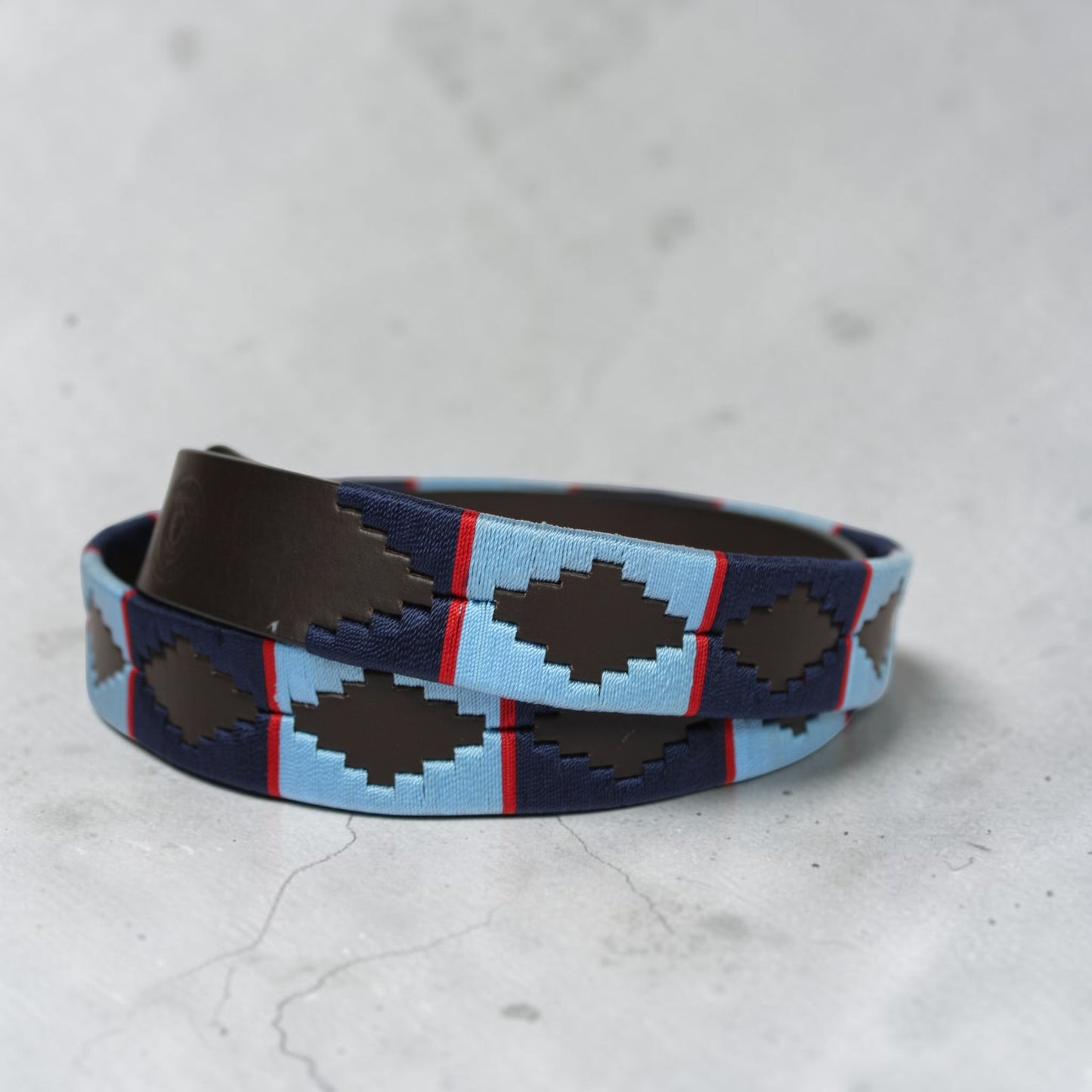 Bufflet Leather Handwoven Embroidered Genuine Leather Belt