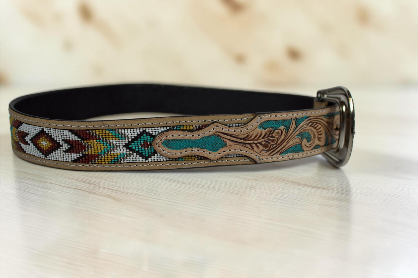 Genuine Leather Western Cowboy Belt