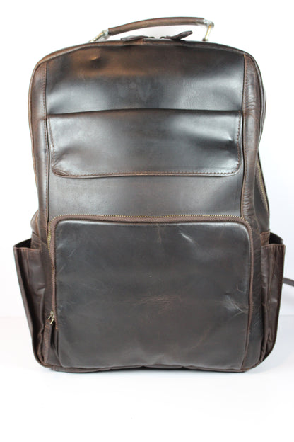 Handmade Full Grain Leather Backpack for Men & Women – Vintage Laptop Travel Backpack | Bufflet Leather