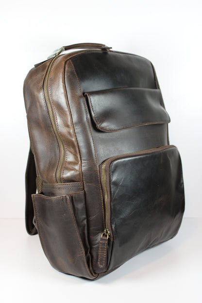 Handmade Full Grain Leather Backpack for Men & Women – Vintage Laptop Travel Backpack | Bufflet Leather