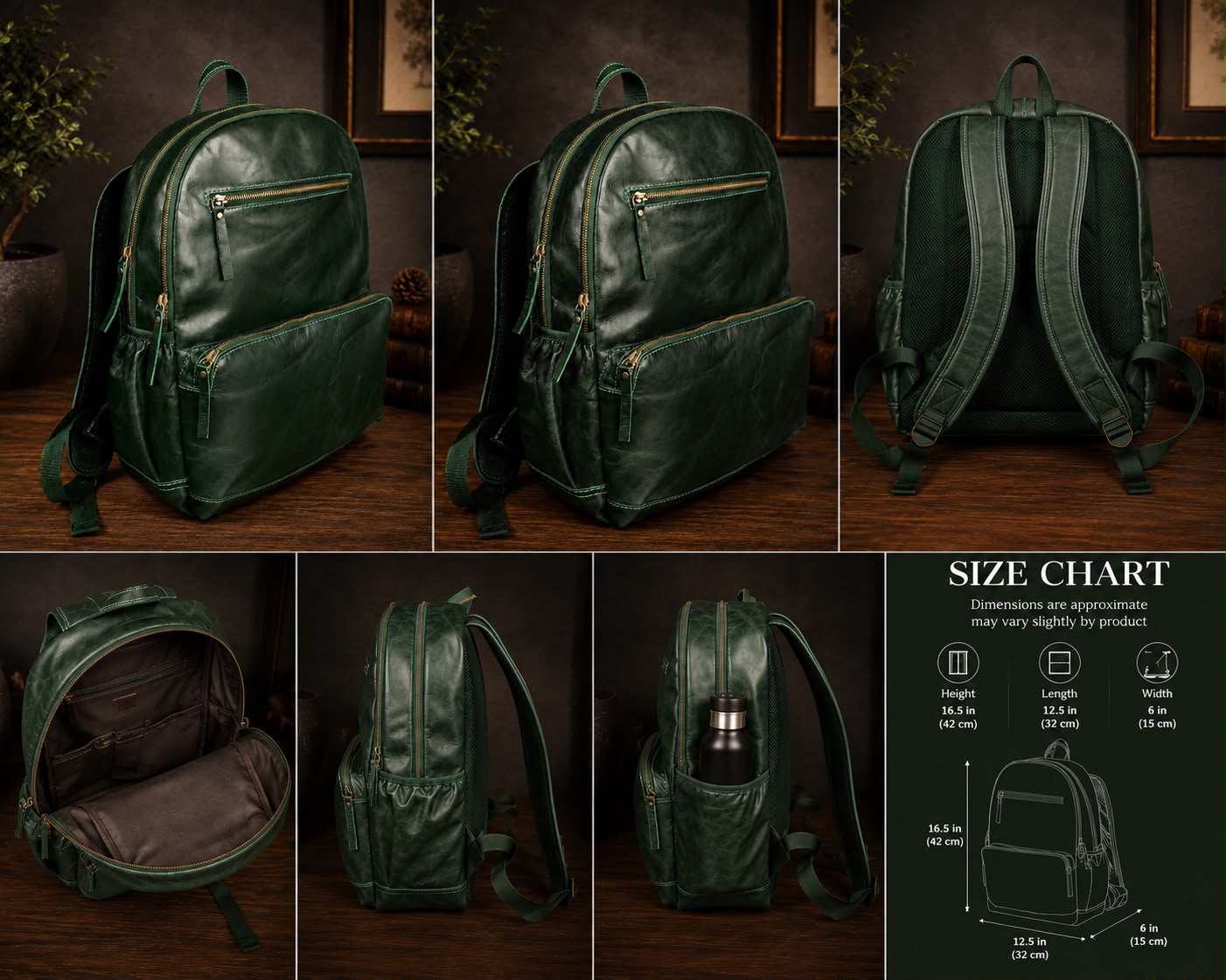 Handmade Full Grain Leather Backpack for Men & Women – Vintage Laptop Travel Backpack | Bufflet Leather